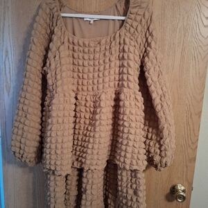 Simply Southern Beige Long Sleeve Shirt